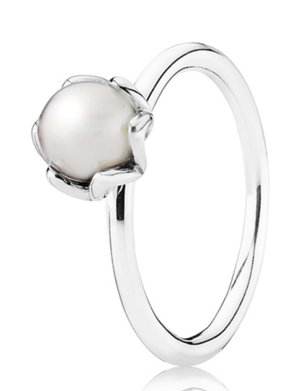 Pandora Cultured Elegance Pearl Ring, 925, Size 56